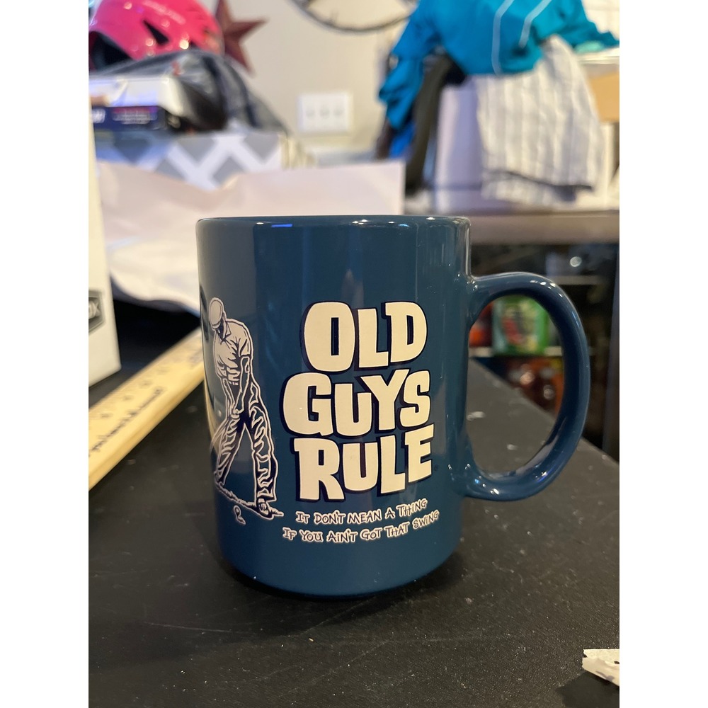 Old Guys Rule Golf Coffee Mug It Dont Mean‎ A Thing If You Aint Swing